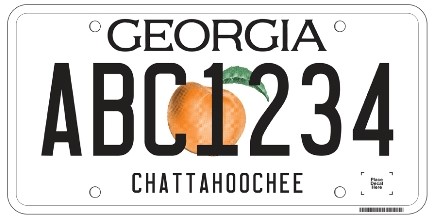 Georgia o plate
