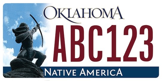 Oklahoma br plate