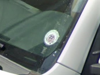  New Orleans, Louisiana Registration sticker