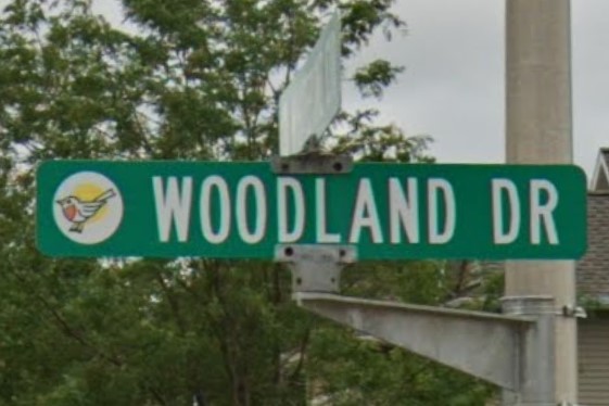 Robins, IA street sign