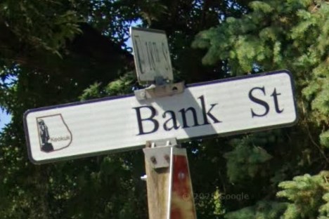 Keokuk, IA street sign