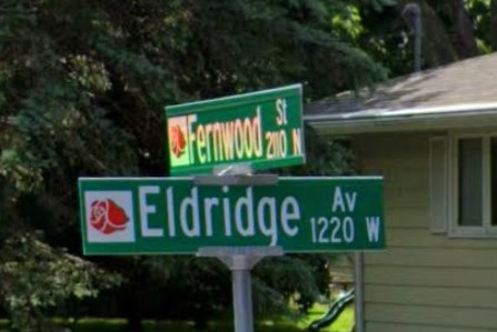 Roseville, MN street sign
