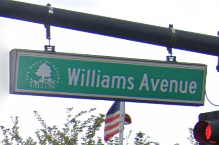 Fallon, NV street sign
