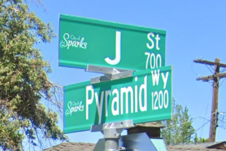 Sparks, NV street sign