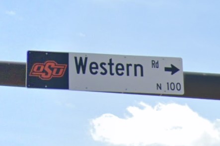 Stillwater, OK street sign