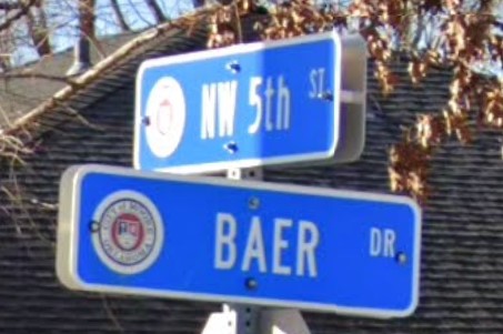 Moore, OK street sign