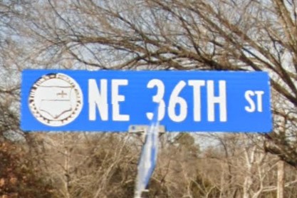 Forest Park, OK street sign