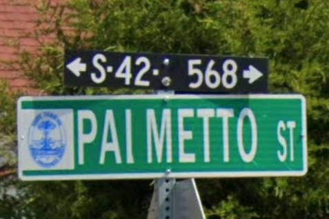 Spartanburg, SC street sign