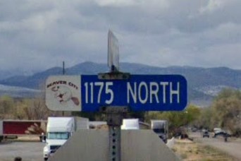 Beaver, UT street sign