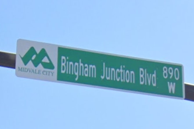 Midvale, UT street sign