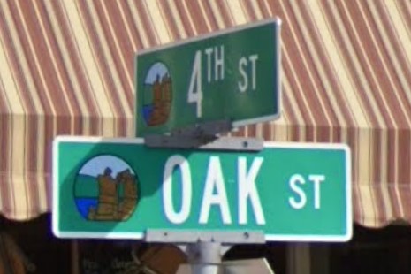 Baraboo, WI street sign
