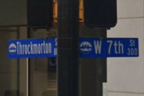 Fort Worth, TX street sign