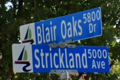 The Colony, TX street sign