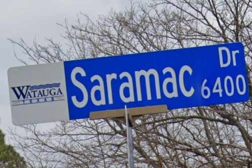 Watauga, TX street sign
