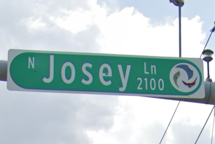 Carrollton, TX street sign