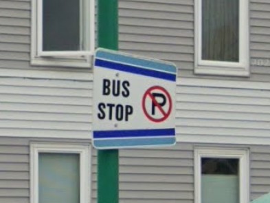 Anchorage, Alaska bus sign