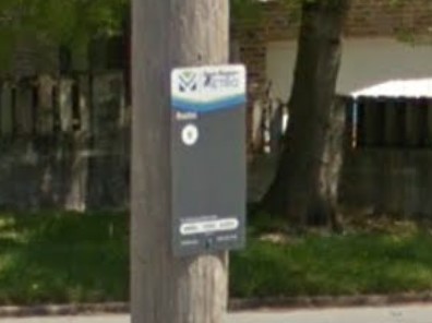 Little Rock, Arkansas bus sign