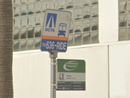 Los Angeles, California bus sign