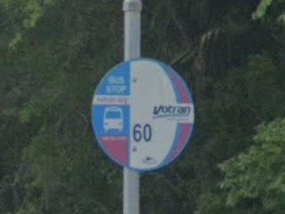 Volusia County, FL bus sign