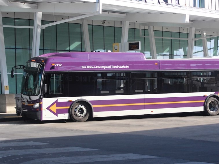 Des Moines, Iowa bus