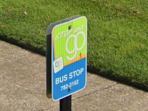 Bowling Green, Kentucky bus sign