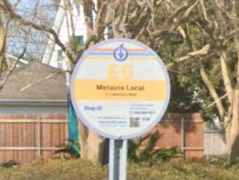 New Orleans, Louisiana bus sign