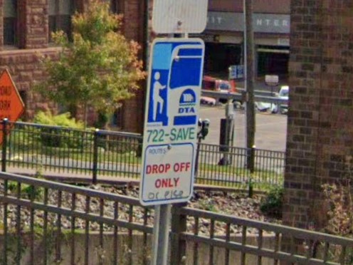 Duluth, Minnesota bus sign