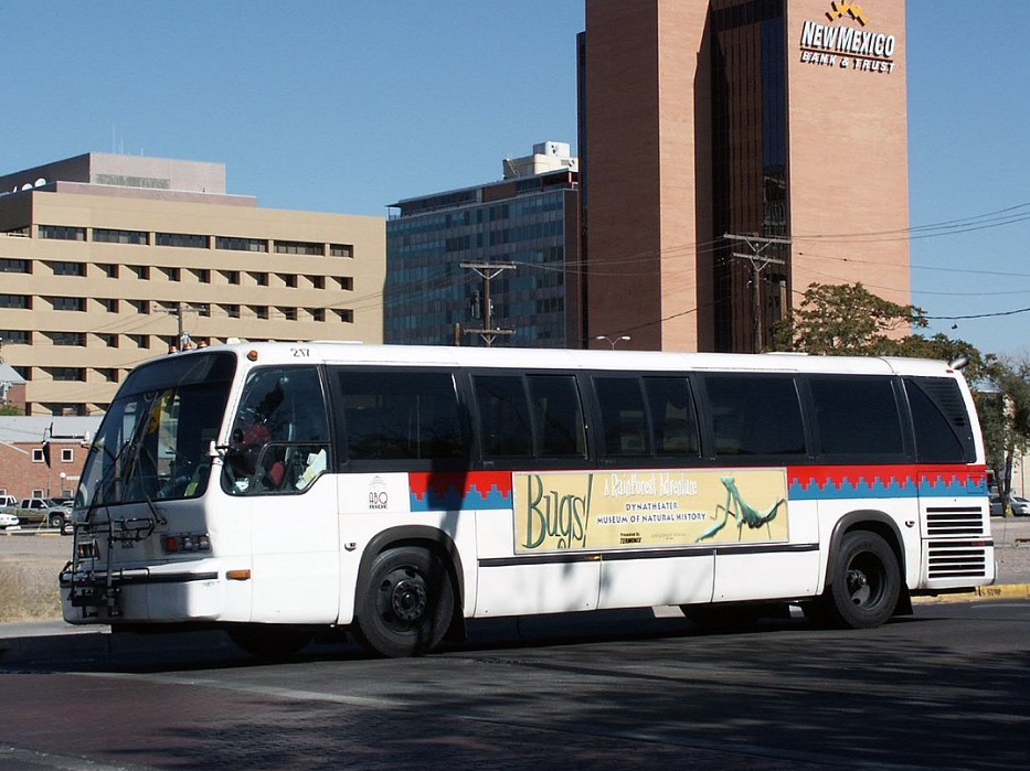 Albuquerque, New Mexico bus sign