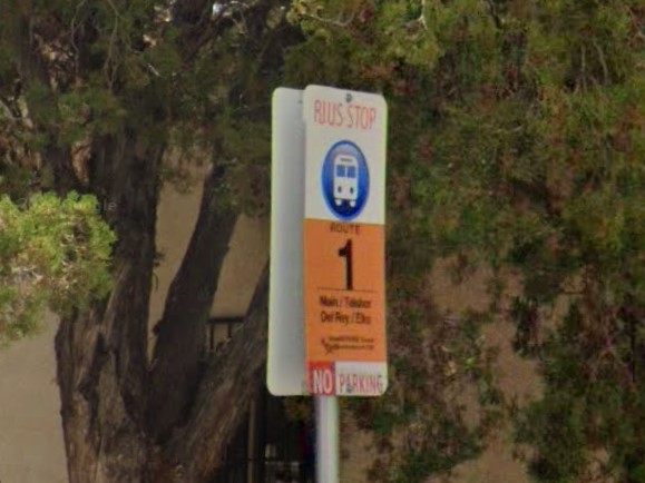 Las Cruces, New Mexico bus sign