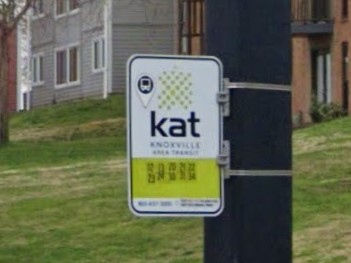 Knoxville, Tennessee bus sign