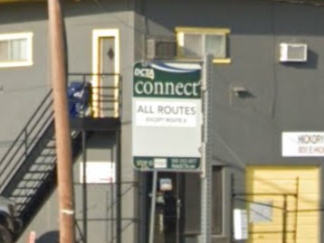 Denton, Texas bus sign