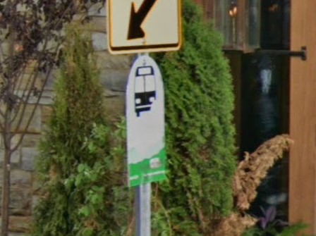 Burlington, Vermont bus sign