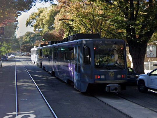 Streetcar in Sacramento, California