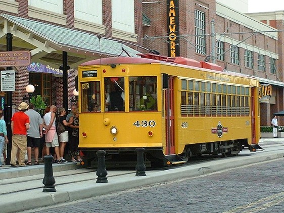 Trolley in Tampa, Florida