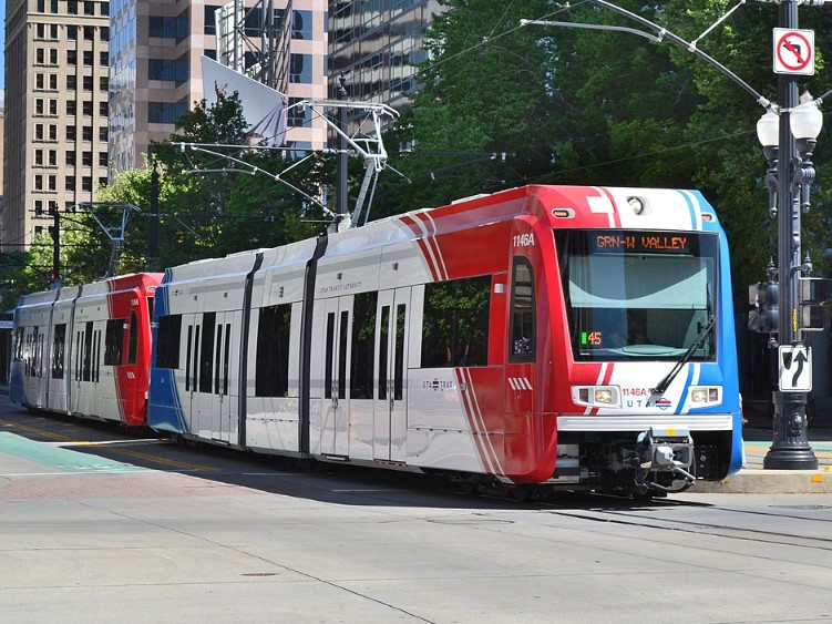Streetcar in Salt Lake City, Utah
