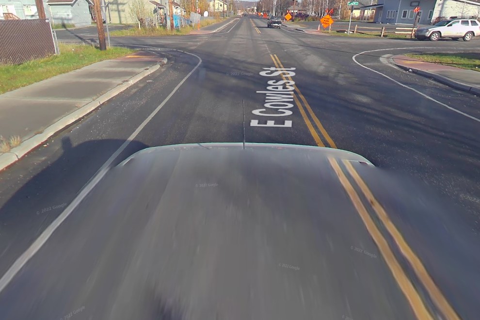 Google car in Fairbanks