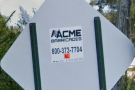 AL construction sticker
