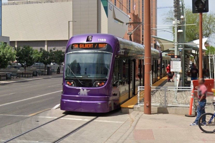 Purple streetcar