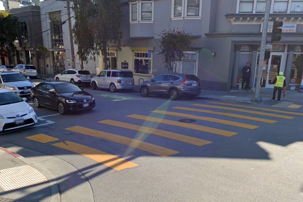 Yellow crosswalks