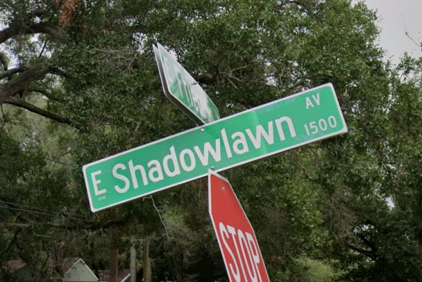 Letter on the left, Tampa 