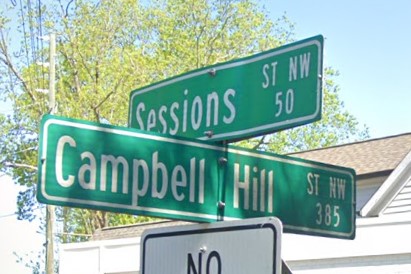 Street sign with cardinal direction