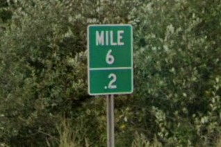 Mile marker