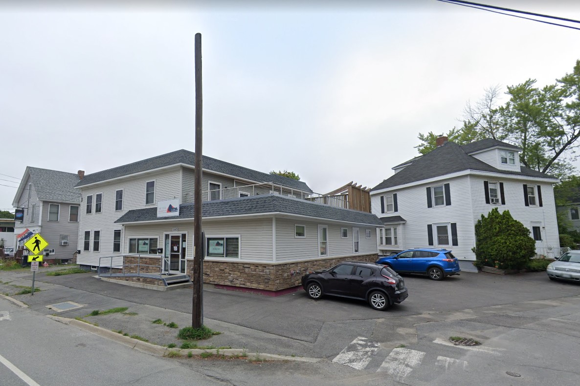 Horizontal wood siding