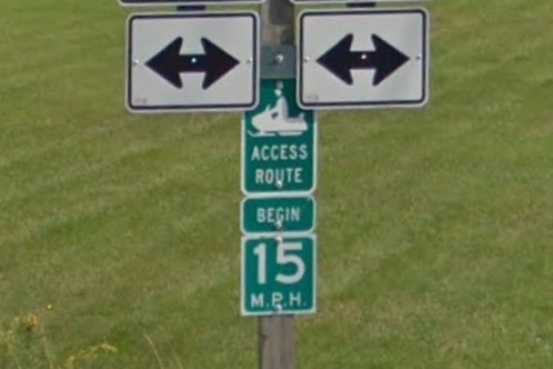 Snowmobile Route