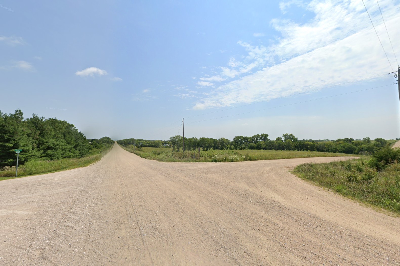 Unpaved county roads