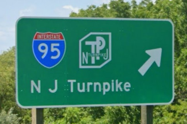 New Jersey Turnpike sign