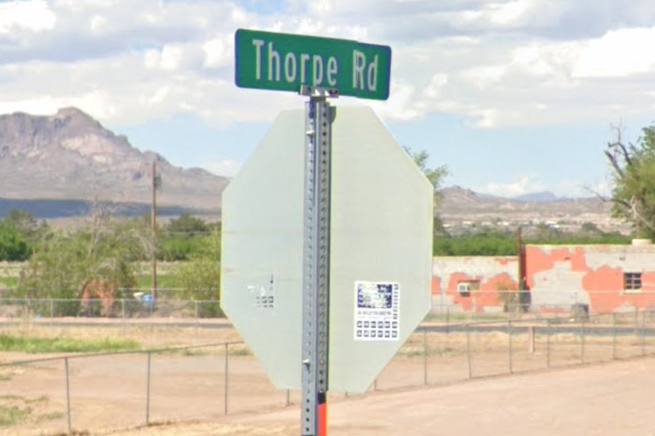 Las Cruces sign sticker