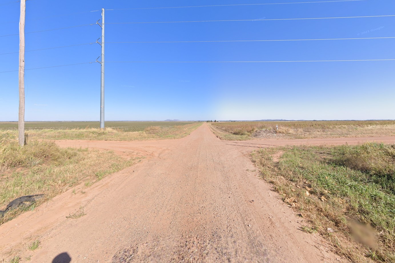 Unmarked crossroads