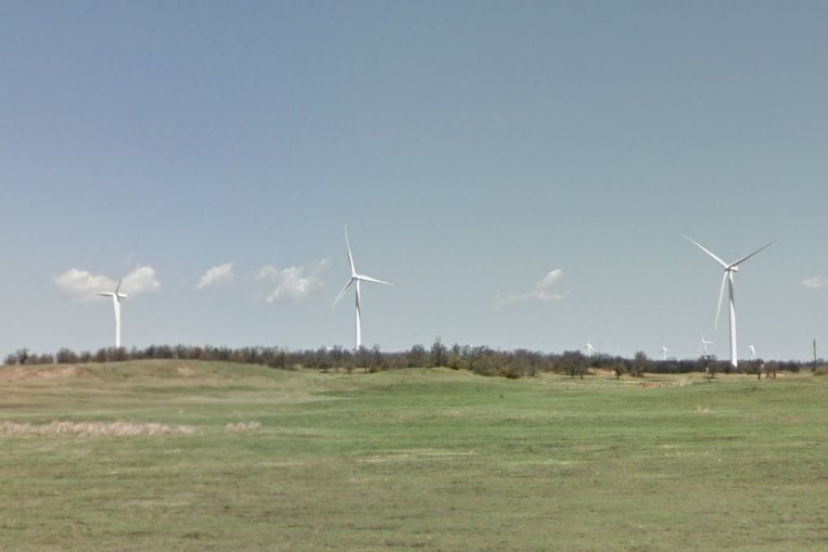 Wind farms in the west