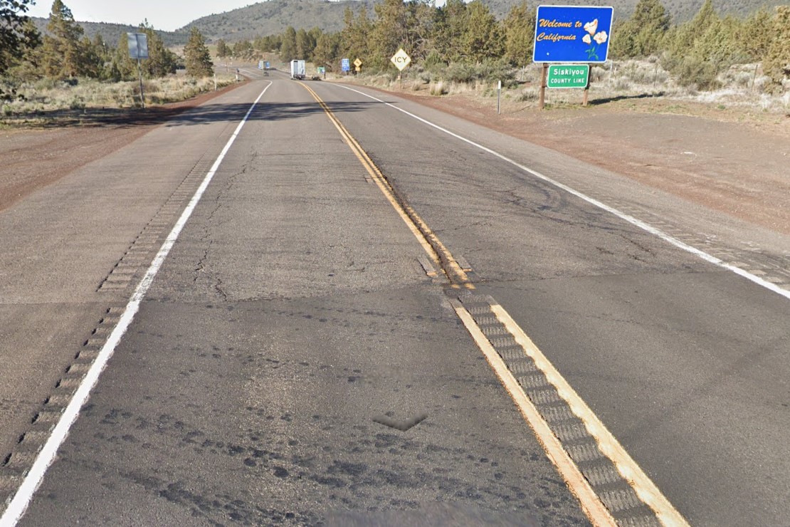 OR yellow lines compared to CA